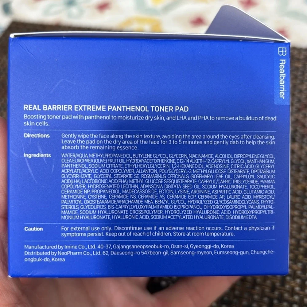 Real barrier Extreme Cream&Panthenol Toner Pad+ ma:nyo peeling gel - Picture 4 of 10